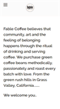 Mobile Screenshot of fablecoffee.com